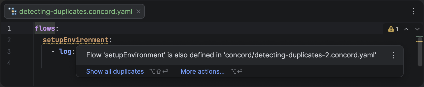 Rich Inspections Example