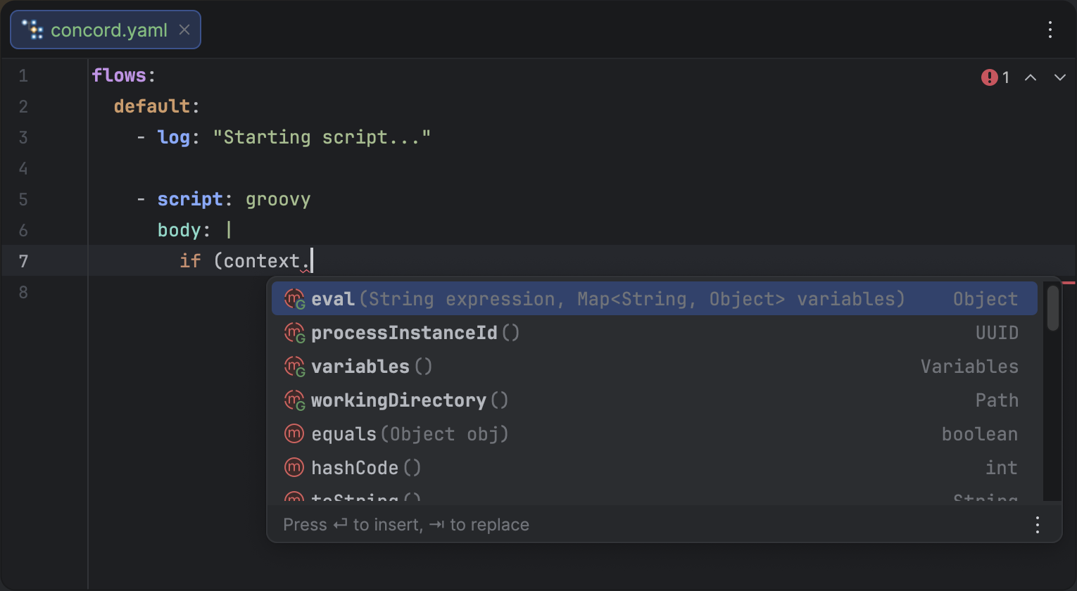 Language Injection Example